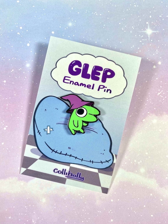 Smiling Friends Glep Hard Enamel Pin - 1in.