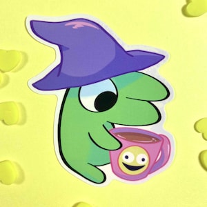 Lächelnde Freunde Glep Aufkleber - Die Cut Vinyl Sticker 6,5 cm