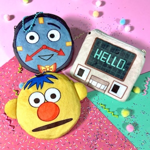 Don’t Hug Me I’m Scared DHMIS Minky Coin Purse Keychains - 4&quot;