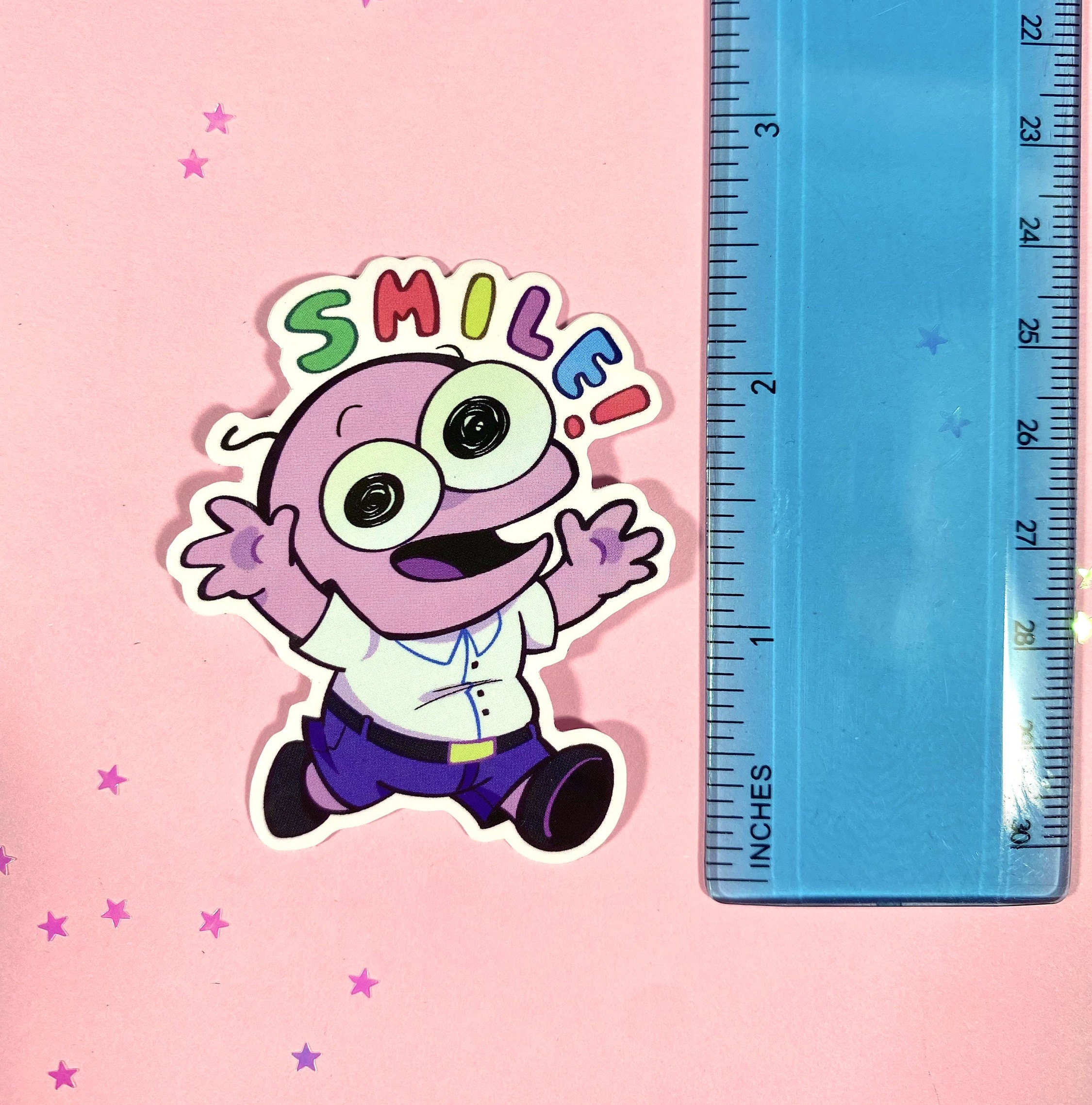 Smiling Friends Pim Sticker Die Cut Vinyl Sticker 2.5 Etsy