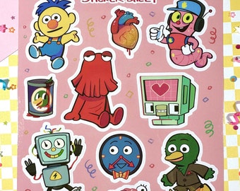Don't Hug Me I'm Scared DHMIS sterben geschnittene Vinyl-Aufkleber Blatt - 16,5 "x 5,5" - 10 Aufkleber insgesamt