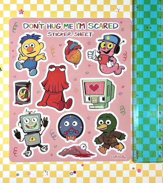 抱きしめないで、怖いよ DHMIS ダイカット ビニール ステッカー シート  