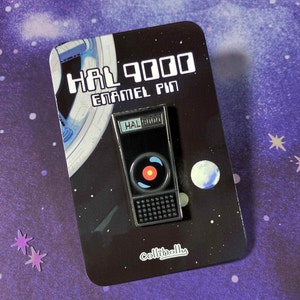 2001: A Space Odyssey HAL 9000 Hard Enamel Pin - 1.5in.