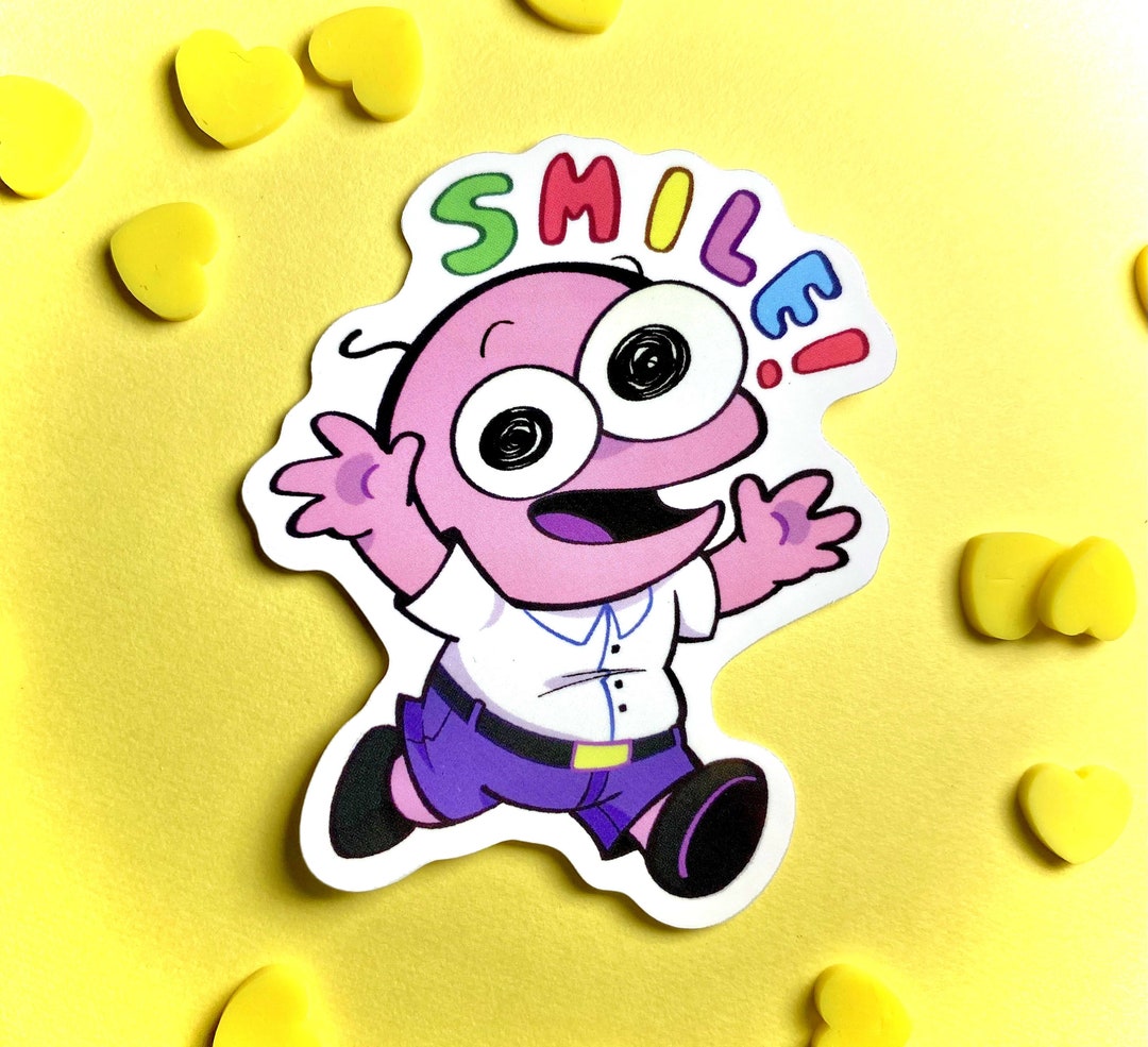 Smiling Friends Pim Sticker - Die Cut Vinyl Sticker 2.5" - Etsy