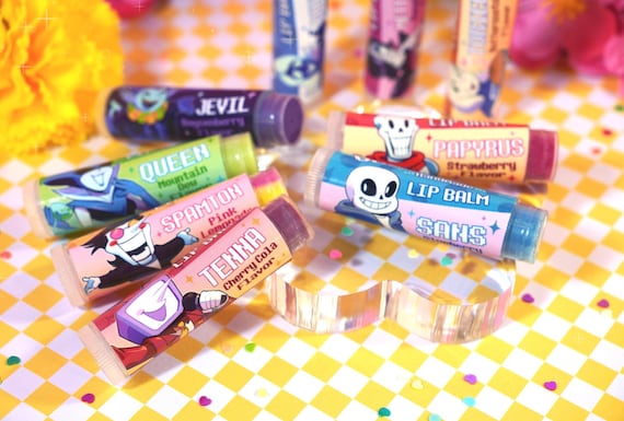 ダッフィ.♩ FLARUNÉ LIP BAR S Deltarune & Undertale Lip Balms - Themed Handmade Flavored and