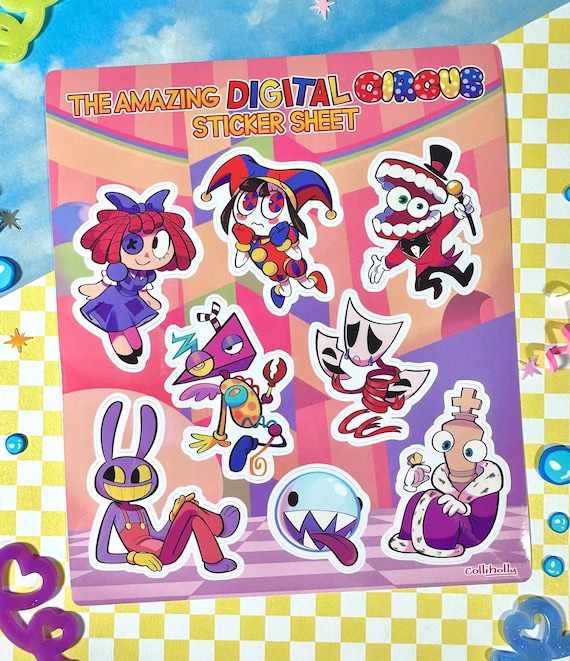 アメイジングデジタルサーカス TADC ダイカットビニールステッカー