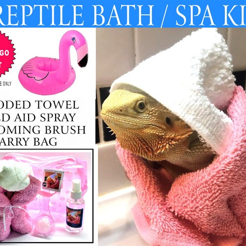 Bath Spa Kit Hooded Bath Towel & Shed Aid Spa Kit Bearded Etsy