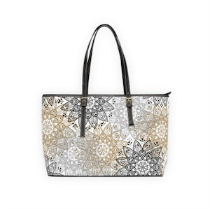 Bohemian (Neutral) PU Leather Shoulder Bag/ Gifts for her/ Mother&#39;s Day Gifts/ Graduation Gifts