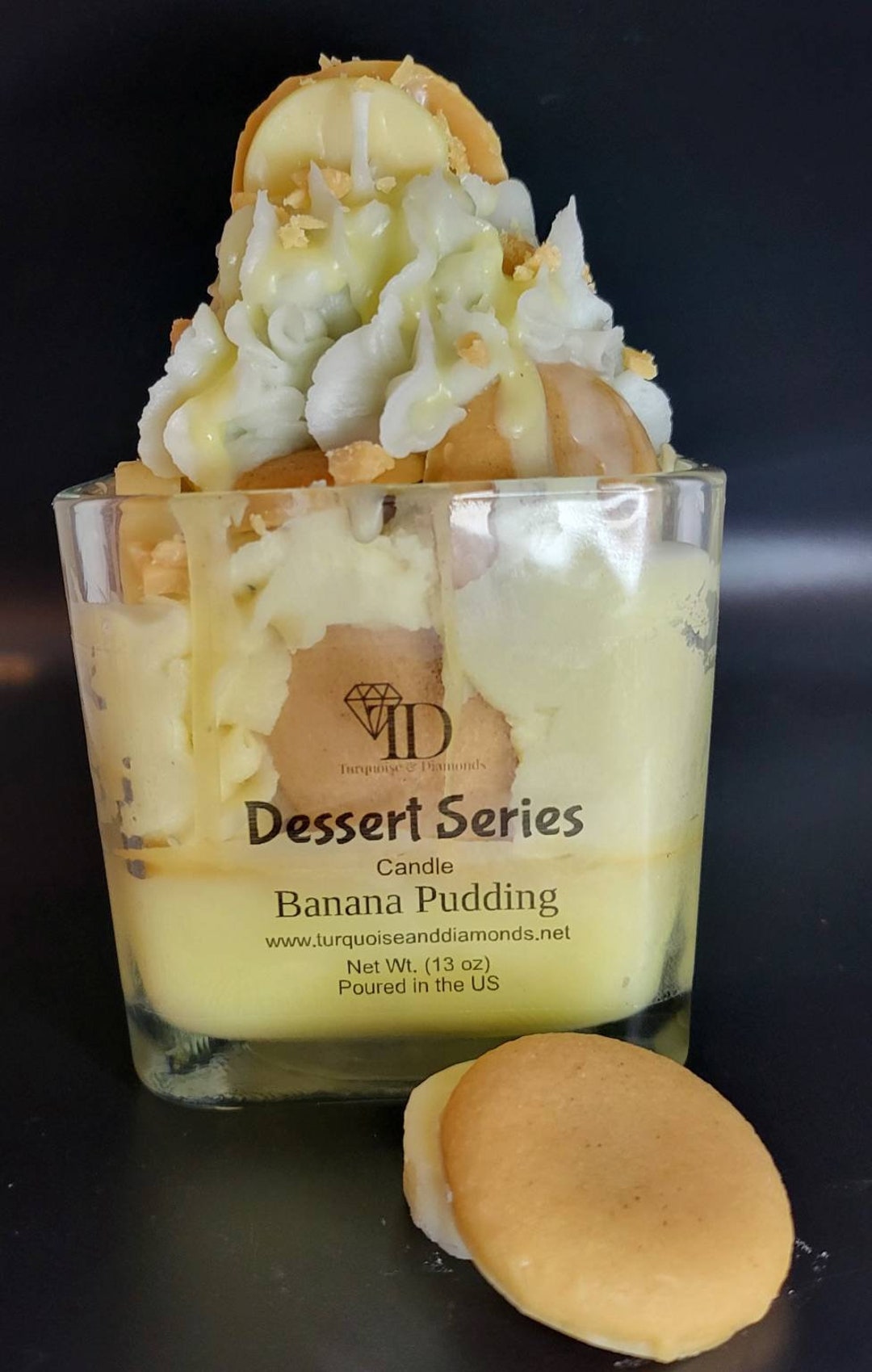 Banana Pudding Candle Food Candle Dessert Candles Food Shaped Candle
