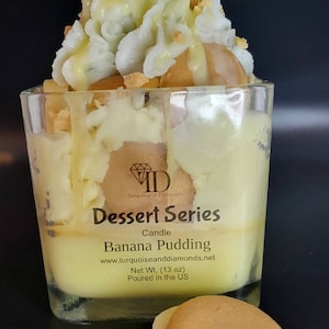Banana Pudding Candle Food Candle Dessert Candles Food Shaped Candle Home Decor Candle Banana Pudding Lover Gift for Her Gift For Him
