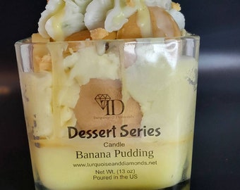 Banana Pudding Candle Food Candle Dessert Candles Food Shaped Candle Home Decor Candle Banana Pudding Lover Gift for Her Gift For Him