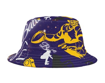 Cappello da pescatore della squadra di football di Baltimora, cappello sportivo, regalo per lui o per lei, regali per tifosi sportivi, attrezzatura sportiva della squadra di football di Baltimora, accessori per tifosi della squadra, regali