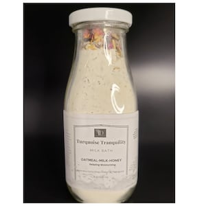 Luxurious Milk and Honey Bath Soak Scented Milk Bath Self Care Body Relaxation Soaks Gifts for Him or Her Birthday Gift