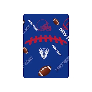 Cartes à jouer de poker de l'équipe de football de New York, cadeaux pour les fans de l'équipe de football Buffalo, cartes à jouer de New York Buffalo