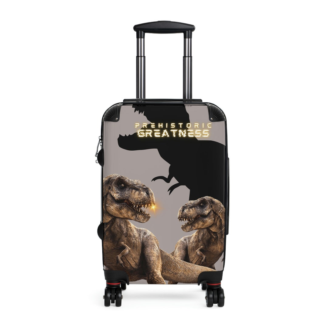 Prehistoric Greatness Suitcase/dinosaur Suitcases/ Dinosaur Luggage