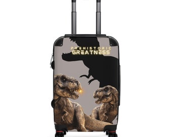 Prehistoric Greatness Suitcase/Dinosaur Suitcases/ Dinosaur Luggage/ Dinosaur Luggage/ Gifts for him/ Gifts for her