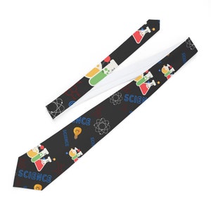 Science Teacher Neck Ties For Men Fun Design Neckties Gift For Him Gift For Dad Teacher Gifts