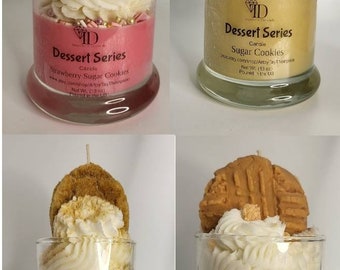 Cookie Candle Variety Pack Fake Food Candles Dessert Candles Food Shaped Candle Gift Candle Handmade Candle Home Decor Gift for Her or Him