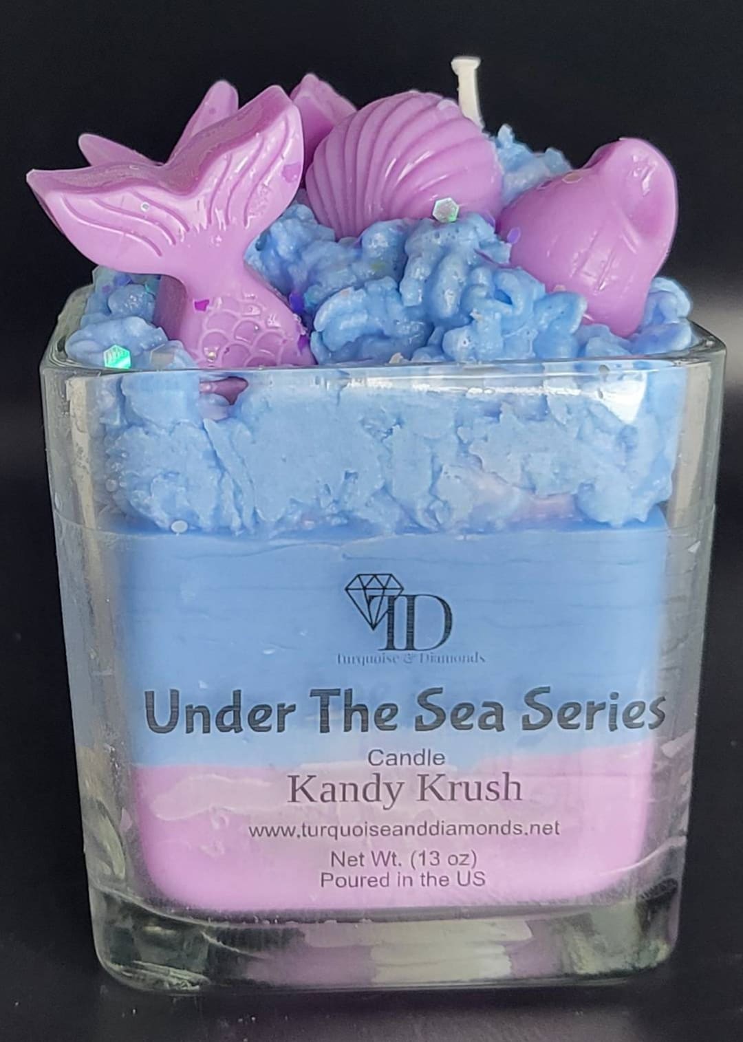 Mermaid Candle Under the Sea Candle Mermaid Candle Mermaid Lover Candle
