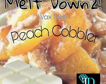 Peach Cobbler Wax Melts, Handmade Bakery Scent