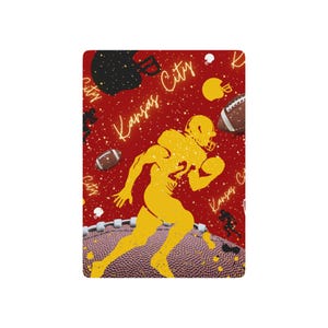 Poker Cards, Kansas Football Team Playing Cards, Kansas Design, Gift for Football Fans, Game Night Supplies, Collector's Item
