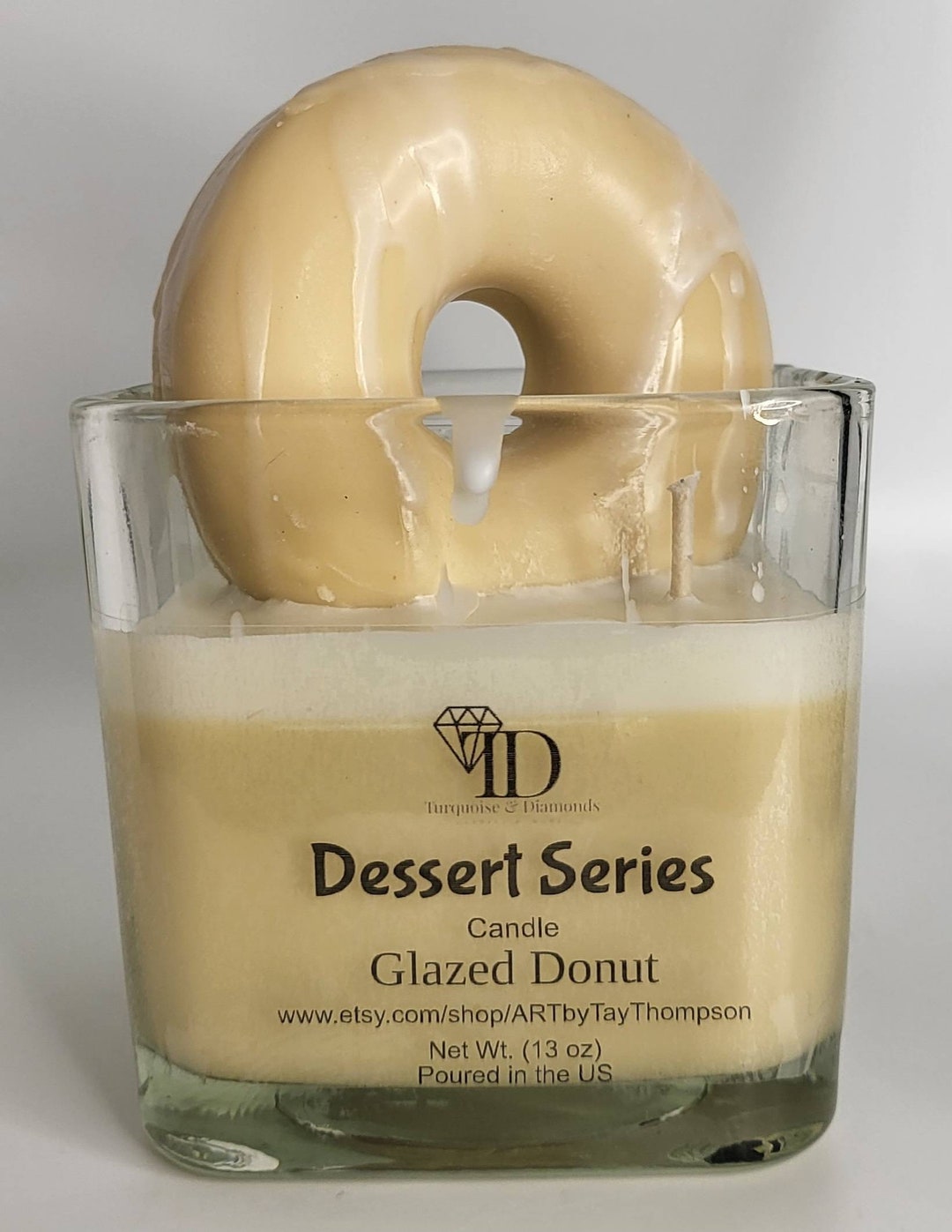 Glazed Donut Candle Fake Food Candles Donut Candle Fake Food Dessert