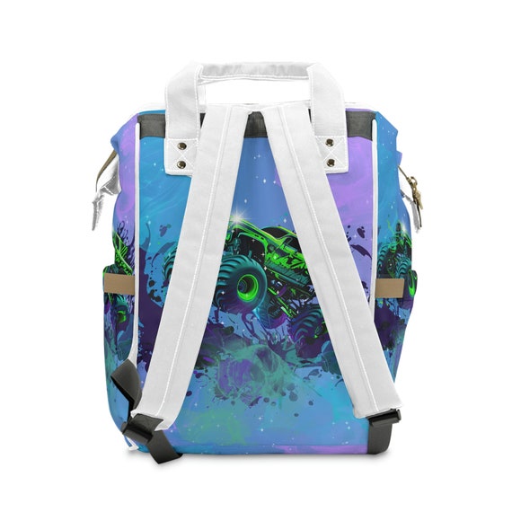 Monster Truck Multifunctional Diaper Backpack/personalized  display picture 1