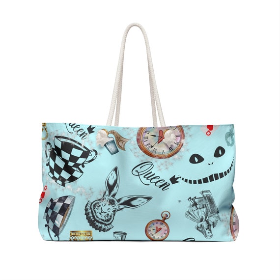 Sac week-end Alice au pays des merveilles Sacs à thème Cabas à