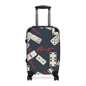 Domino Playa-koffers/ leuke bagage/ Domino-thema/ bagage voor hem/ bagage voor haar