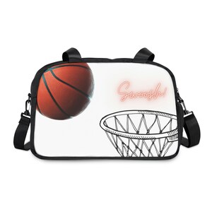 Basketball Fitness Handbag/Fitness Bag for him/ Fitness bag for her/ Gym bag for him/ gym bag for her/Workout bag for him or her