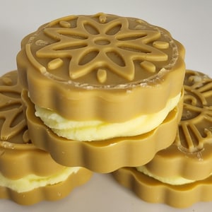 Lemon Cookie Wax Melts Cookie Embeds Lemon Scented Wax Melts Food Shaped Wax Melts  Soy Wax Melts Fake Food Wax Melts