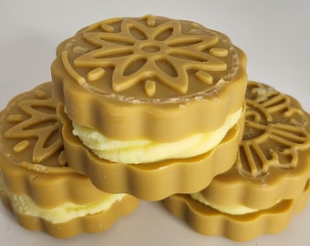 Lemon Cookie Wax Melts Cookie Embeds Lemon Scented Wax Melts Food Shaped Wax Melts  Soy Wax Melts Fake Food Wax Melts