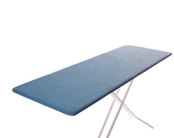 Ironing Board Cover and Pad Standard Size 15 x 54,3 Pairs of Hook and Loop  Fastener Straps,Elastic Edges,Cotton Iron Board Cover with Scorch Resistant