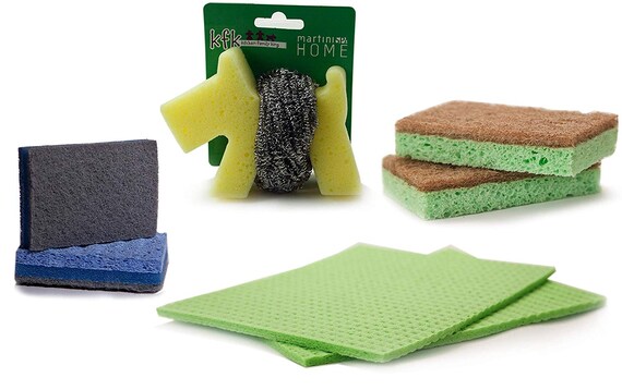 Kitchen Sponge Scrubber, Rectangular