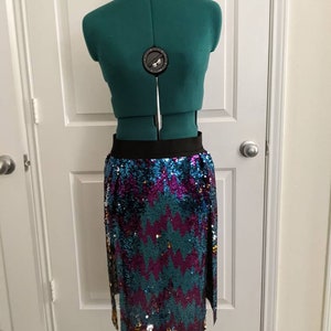 Reversible Sequin Skirt