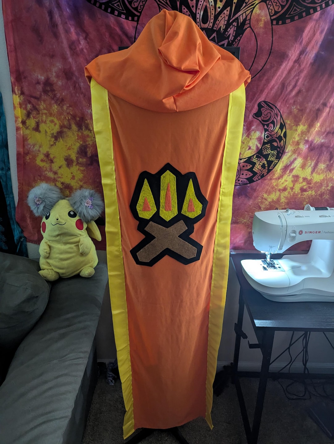 Ready to Ship Runescape Firemaking Cape - Etsy