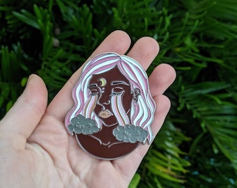 Rainbow Tears- Neapolitan Enamel Pin