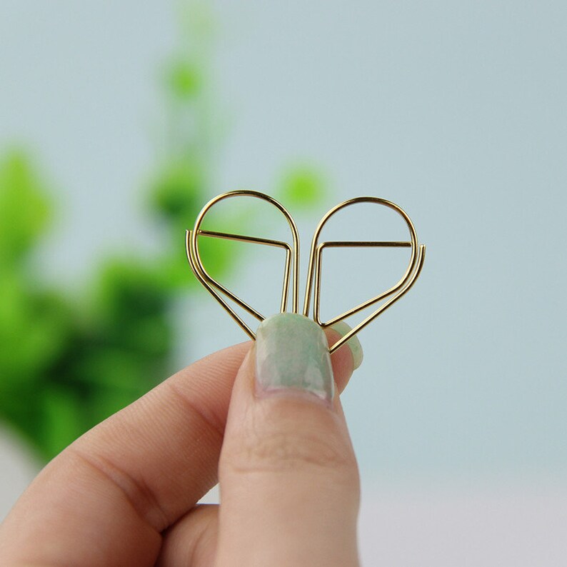 5 or 10 Piece Cute Teardrop Paper Clips Etsy