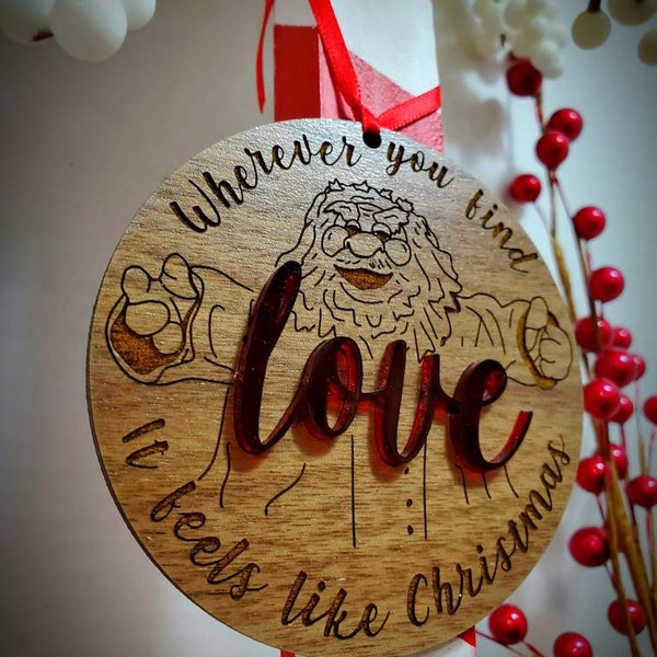 Feels Like Christmas-Wood Ornament