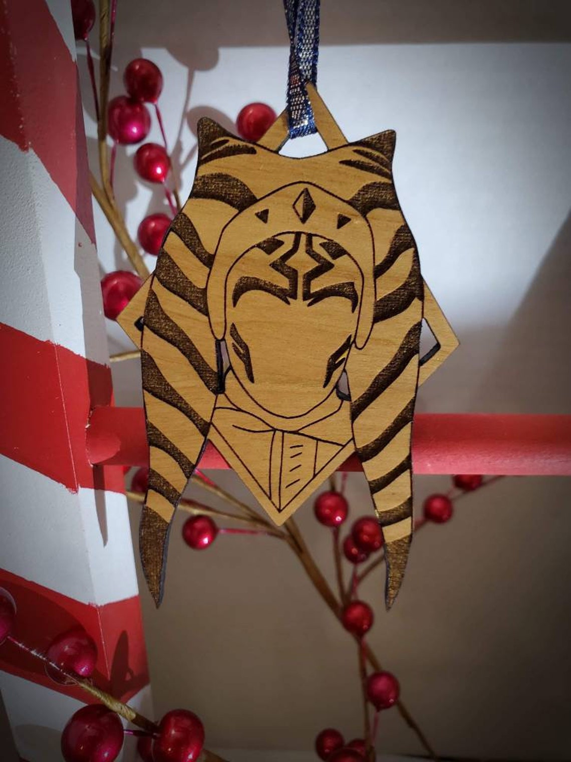 Ahsoka Tano Woodcut Ornament Etsy