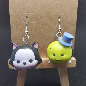 Figaro and Jiminy Cricket Mini Tsum Tsum Earring Set
