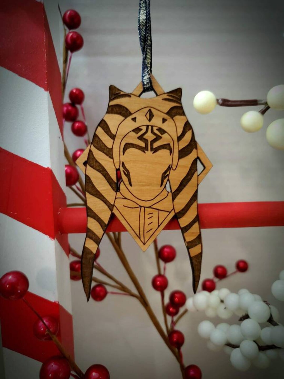 Ahsoka Tano Woodcut Ornament Etsy