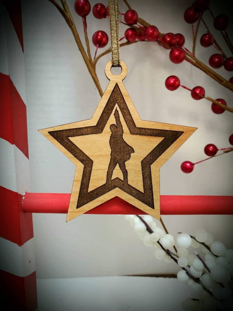 Hamilton Christmas Tree Ornament Etsy