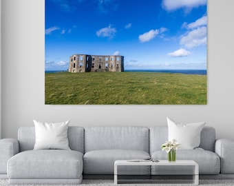 Downhill Demesne Mussenden Temple Print | Northern Ireland Coastal Landscape Photography (Print & Canvas Options)