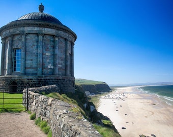 Mussenden Temple, Northern Ireland from side