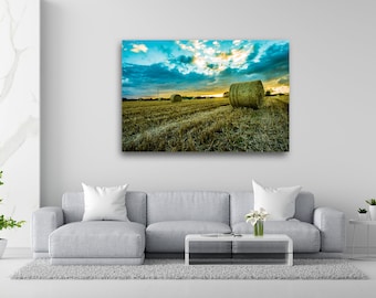 Bails of Straw, Maghera, County Down, N.Ireland