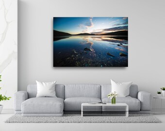 Spelga Dam Sunset Photograph: County Down, Ireland Landscape Art