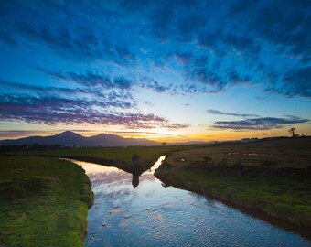 12 Arches Dundrum Print | County Down River Bridge Landscape Wall Art