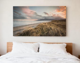 Murlough Beach Sunset Print | Northern Ireland Coastal Landscape Wall Art