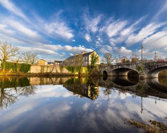 River Bann Portadown Print, County Armagh Landscape Photography, Northern Ireland Wall Art